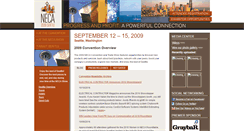 Desktop Screenshot of 2009.necaconvention.org
